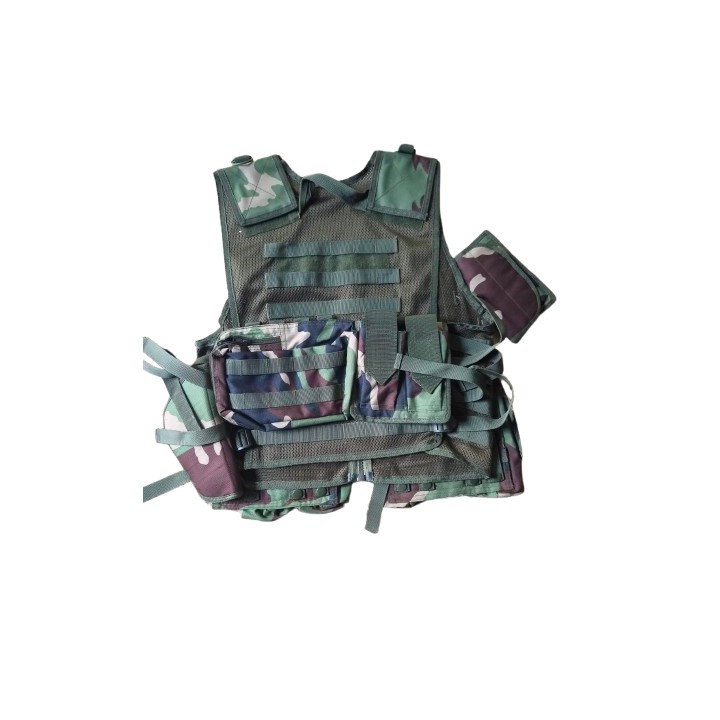 Tactical Vest Black Eagle - Version Camo L-Pouch (High Cap)