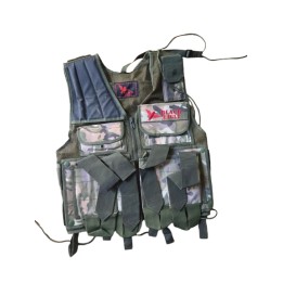 Tactical Vest Black Eagle - Version Forest Camo Variation (High Cap)