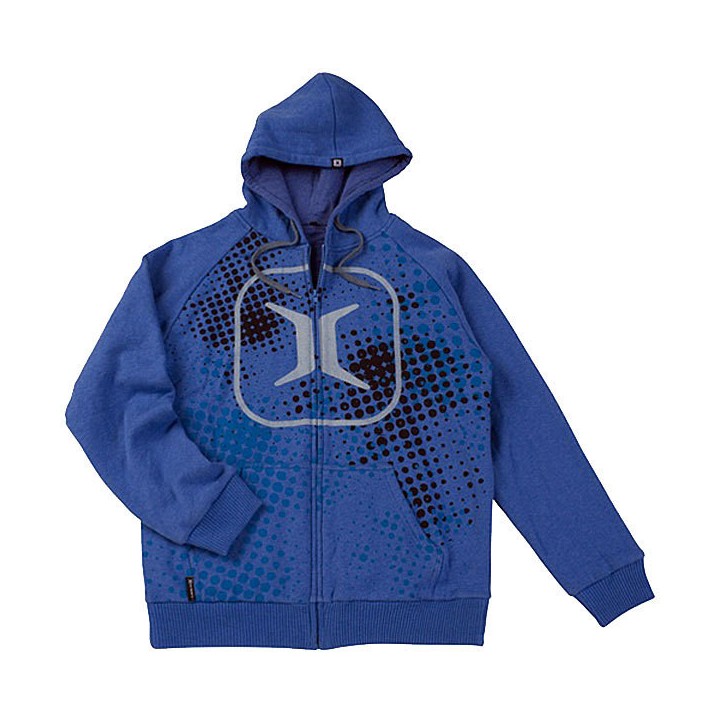Invert Hoodie ZE Halftone Blue taille XL - Vests / Pull Over
