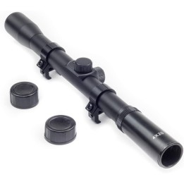 VISEUR 1" AVEC MONTURES POUR CARABINE 4X20