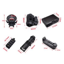 Lampe tacticque sur Casque LUXXOR [Black Eagle Corporation]