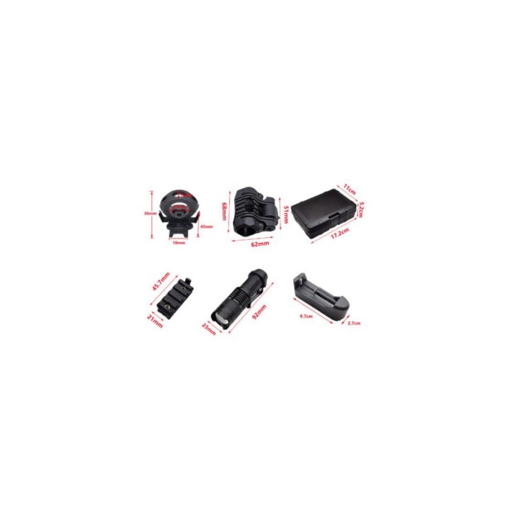 Lampe tacticque sur Casque LUXXOR [Black Eagle Corporation]