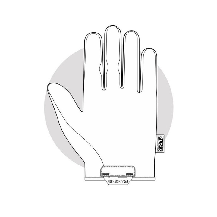 Gants de palpation en cuir Recon - Noir  Mechanix XL
