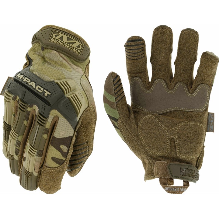 Gants Mechanix M-Pact MultiCam XXL tactiques renforcés D3O