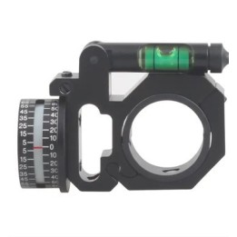Anneau Vector Optics 30 mm avec niveau à bulle aluminium noir