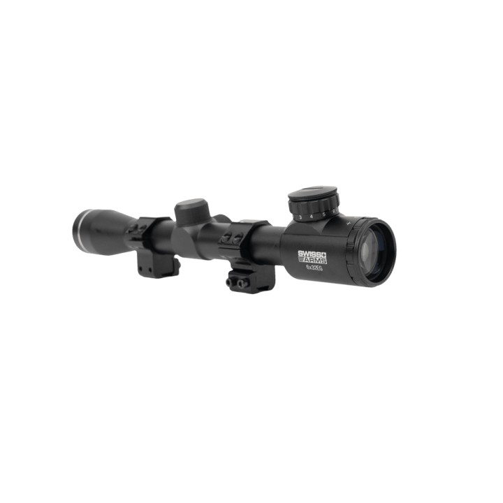 Swiss Arms Scope 6x32EG Red Reticle incl. 11mm Mount Rings