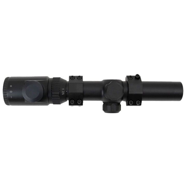 Swiss Arms Telescopic Rifle Scope 1,25-6x26E F82 11mm Weaver Mounts