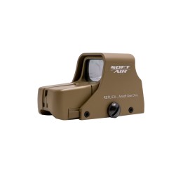 LUNETTE VISEE COMPACT CQB TACTICAL TAN CIBLE ROUGE/VERT