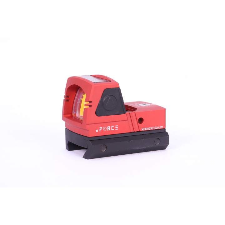 JJ Airsoft X Force Mini Red Dot (Rouge)