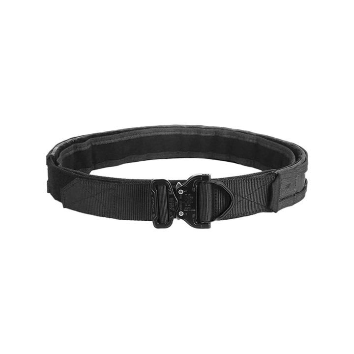 Ceinture en nylon 50mm Tactical Molle 2V33 avec boucle cobra - Noir - Vega Holster