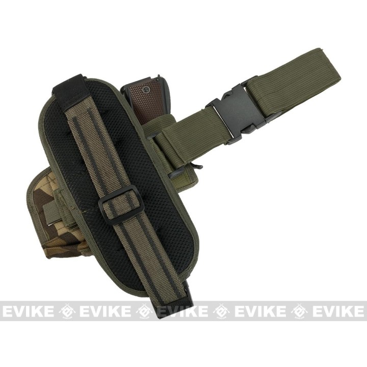 Matrix Special Forces Quick Draw Tactical Thigh Holster w/ Drop Leg Panel multicam Left