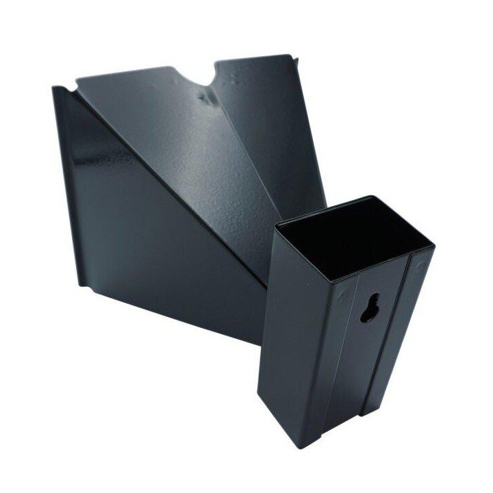 Pack Porte cible conique métallique 17x17 cm