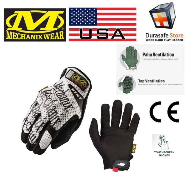 Gants MECHANIX MGV-00 Original Vent Blanc – Taille L