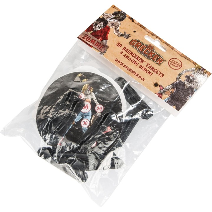 Lot 50 Cibles Airsoft Plastique Zombie DG012 | Entraînement