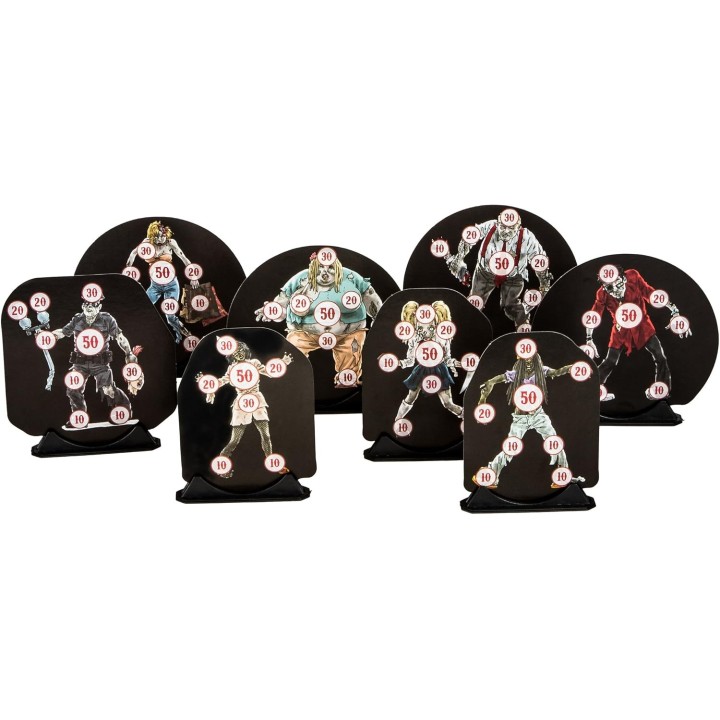 Lot 50 Cibles Airsoft Plastique Zombie DG012 | Entraînement