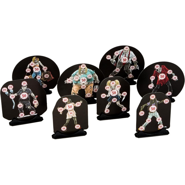Lot de 50 cibles Airsoft en plastique Design Zombie DG012