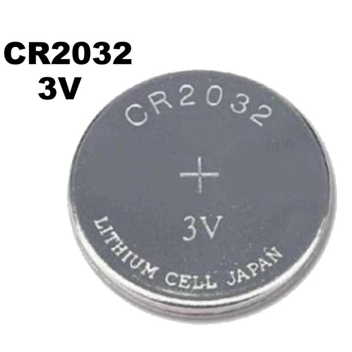 Pile CR2032 3V lithium dioxyde de manganèse 210 mAh