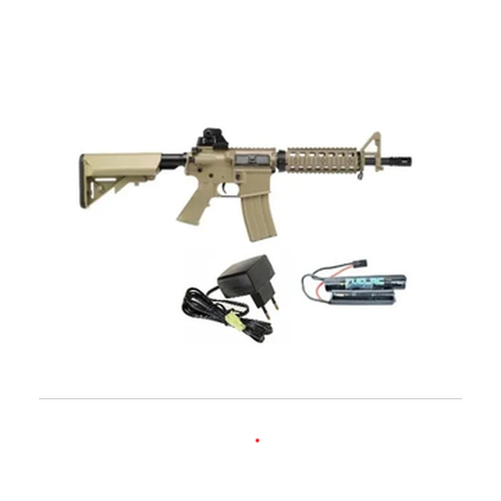 CM506 ( Mk.18 Mod 0 / M4A1 CQBR ) AEG - Tan - Cyma