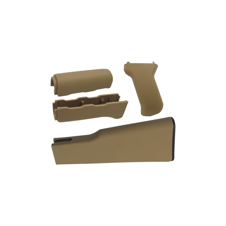 Kit Mobilier Tactique AK47 TAN (Garde-Main, Crosse, Poignée) | Airsoft