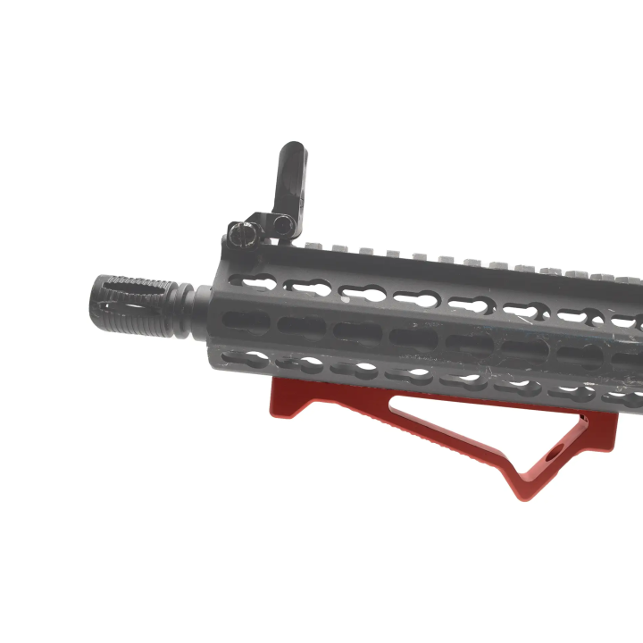 Poignée inclinée K20 aluminium rouge JJ Airsoft