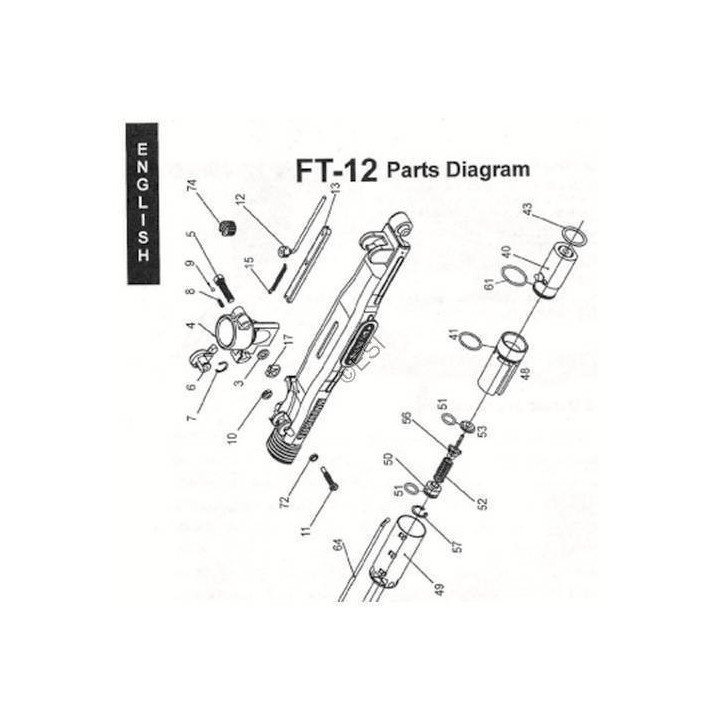 Tank Asa screw FT12 TPFT12-18 
