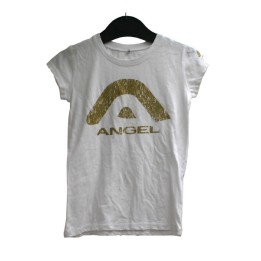 Tee-shirt Angel Adentity A distress blanc femme XS