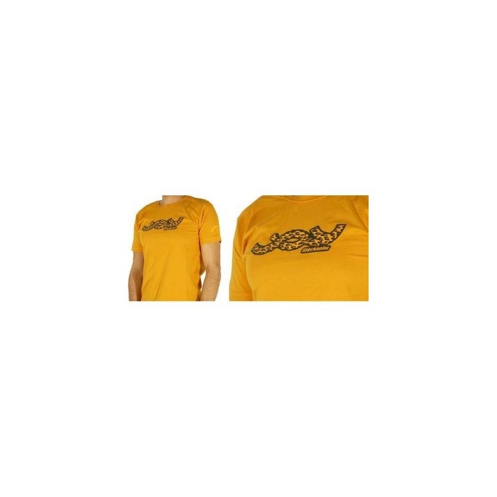 Tee-shirt Angel Adentity Joy Vintage Washed hot mustard S