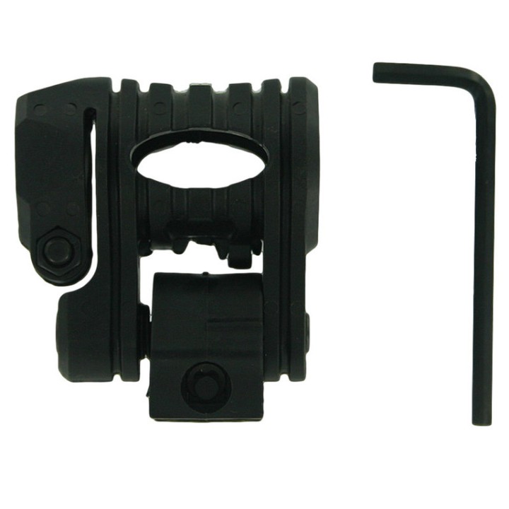 Multi-Position Flashlight Gun Mount for Picatinny Rail - Black Black Eagle Corporation 