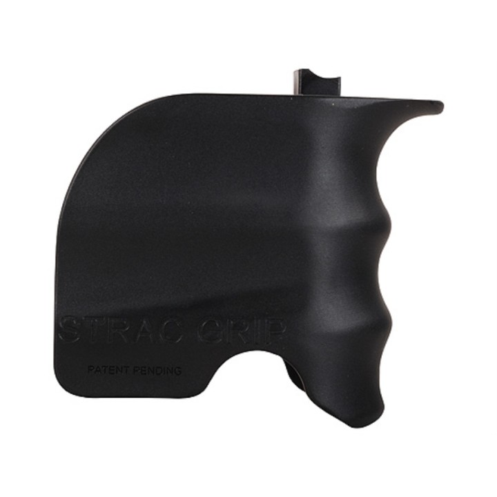 Polymer grip to the magazine well Black