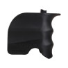 Polymer grip to the magazine well Black